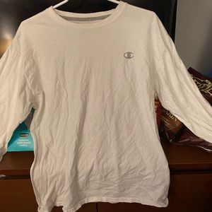 Champion White Long Sleeve Shirt